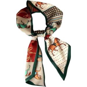 image:imageIswee Designer Handbags Crossbody Bags Hobo Purse Top Handle Ladies Scarves Purse Silk Scarf for Women