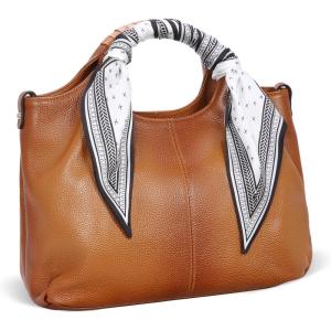 image:imageIswee Designer Purses Womens Handbags Tote Bags Crossbody Bag with Silk Scarf Long Scarf