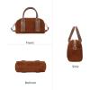 image:imageIswee Suede Bag Designer Crossbody Bags for Women Small Shoulder Purse Ladies Handbags Travel Work BagBrown