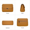 image:imageIswee Genuine Leather Purses for Women Crossbody Bags Designer Shoulder Handbags Ladies Purses Casual BagBrown