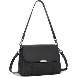 image:imageIswee Genuine Leather Purses for Women Crossbody Bags Designer Shoulder Handbags Ladies Purses Casual BagBlack