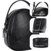 image:imageIswee Small Crossbody Bags for Women Travel Leather Shoulder Bag Mini Purses and Handbags Designer Satchel Ladies Hand BagBlack