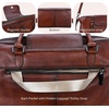 image:imageIswee Genuine Leather Satchel Handbag for Women Purse Shoulder Tote Bag  Brown Purse Soft Leather Shoulder Bag Top Handle Crossbody Handbags Large Capacity Vintage Work Travel Hobo BagsGreen
