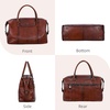 image:imageIswee Genuine Leather Satchel Handbag for Women Purse Shoulder Tote Bag  Brown Purse Soft Leather Shoulder Bag Top Handle Crossbody Handbags Large Capacity Vintage Work Travel Hobo BagsGreen