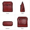 image:imageIswee Leather Crossbody Bag Women Purse and Handbag with Built in Wallet  Multiple RFID Card Slot2 Adjustable Shoulder StrapsMedium SizeGenuine LeatherPerfect for Daily Use and Weekend TravelWine