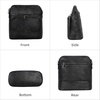 image:imageIswee Leather Crossbody Bag Women Purse and Handbag with Built in Wallet  Multiple RFID Card Slot2 Adjustable Shoulder StrapsMedium SizeGenuine LeatherPerfect for Daily Use and Weekend TravelBlack