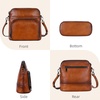 image:imageIswee Leather Crossbody Bag Women Purse and Handbag with Built in Wallet  Multiple RFID Card Slot2 Adjustable Shoulder StrapsMedium SizeGenuine LeatherPerfect for Daily Use and Weekend TravelLight Brown