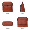 image:imageIswee Leather Crossbody Bag Women Purse and Handbag with Built in Wallet  Multiple RFID Card Slot2 Adjustable Shoulder StrapsMedium SizeGenuine LeatherPerfect for Daily Use and Weekend TravelBrown