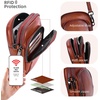 image:imageIswee Leather Crossbody Purse for Women Small Shoulder Purse Phone Bag  Small Crossbody Bag Everyday Women Purses and Handbags RFID Travel Phone Purse Soft Shoulder Purse with Adjustable StrapBrown