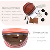 image:imageIswee Leather Crossbody Bags for Women Purses and Handbags Shoulder BagBrown