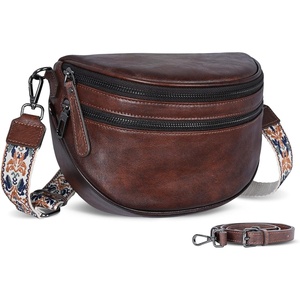 image:imageIswee Leather Crossbody Bags for Women Purses and Handbags Shoulder BagCoffee