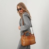image:imageIswee Genuine Leather Top Handle Bag for Women Purses and Handbags LargeApricot