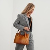image:imageIswee Genuine Leather Top Handle Bag for Women Purses and Handbags LargeBeige