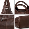 image:imageIswee Genuine Leather Top Handle Bag for Women Purses and Handbags LargeCoffee
