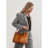 image:imageIswee Genuine Leather Top Handle Bag for Women Purses and Handbags LargeLight Blue