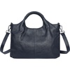 image:imageIswee Genuine Leather Top Handle Bag for Women Purses and Handbags LargeNavy Blue