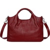 image:imageIswee Genuine Leather Top Handle Bag for Women Purses and Handbags LargeWine