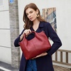 image:imageIswee Genuine Leather Top Handle Bag for Women Purses and Handbags LargeWine