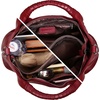 image:imageIswee Genuine Leather Top Handle Bag for Women Purses and Handbags LargeWine