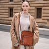 image:imageIswee Leather Crossbody Bag Women Purse and Handbag with Built in WalletBlack