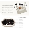 image:imageIswee Leather Satchel Women Purse and Handbag Crossbody Shoulder Bag HoboBeige