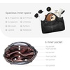 image:imageIswee Leather Satchel Women Purse and Handbag Crossbody Shoulder Bag HoboBlack