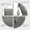 image:imageIswee Leather Satchel Women Purse and Handbag Crossbody Shoulder Bag HoboGray