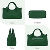 image:imageIswee Leather Satchel Women Purse and Handbag Crossbody Shoulder Bag HoboGreen