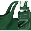 image:imageIswee Leather Satchel Women Purse and Handbag Crossbody Shoulder Bag HoboGreen