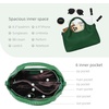 image:imageIswee Leather Satchel Women Purse and Handbag Crossbody Shoulder Bag HoboGreen