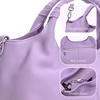 image:imageIswee Leather Satchel Women Purse and Handbag Crossbody Shoulder Bag HoboLilac