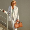 image:imageIswee Leather Satchel Women Purse and Handbag Crossbody Shoulder Bag HoboLilac