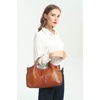 image:imageIswee Leather Satchel Women Purse and Handbag Crossbody Shoulder Bag HoboNavy Blue