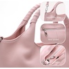 image:imageIswee Leather Satchel Women Purse and Handbag Crossbody Shoulder Bag HoboPink