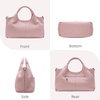image:imageIswee Leather Satchel Women Purse and Handbag Crossbody Shoulder Bag HoboPink