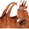 image:imageIswee Leather Satchel Women Purse and Handbag Crossbody Shoulder Bag HoboSorrel