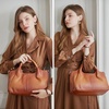 image:imageIswee Leather Satchel Women Purse and Handbag Crossbody Shoulder Bag HoboSorrel
