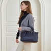 image:imageIswee Leather Satchel Women Purse and Handbag Crossbody Shoulder Bag HoboViolet