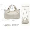 image:imageIswee Leather Satchel Women Purse and Handbag Crossbody Shoulder Bag HoboYellow