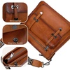 image:imageIswee Soft Leather Crossbody Bags for Women Shoulder Handbags Multi PocketsLight Brown