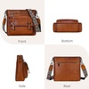 image:imageIswee Soft Leather Crossbody Bags for Women Shoulder Handbags Multi PocketsLight Brown