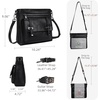 image:imageIswee Soft Leather Crossbody Bags for Women Shoulder Handbags Multi PocketsNavy Blue