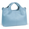 image:imageIswee Genuine Leather Top Handle Bag for Women Purses and Handbags LargeLight Blue