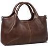 image:imageIswee Leather Satchel Women Purse and Handbag Crossbody Shoulder Bag HoboCoffee