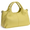 image:imageIswee Leather Satchel Women Purse and Handbag Crossbody Shoulder Bag HoboYellow