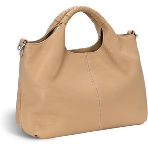 image:imageIswee Genuine Leather Top Handle Bag for Women Purses and Handbags LargeApricot
