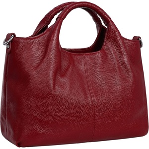 image:imageIswee Genuine Leather Top Handle Bag for Women Purses and Handbags LargeWine