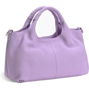 image:imageIswee Leather Satchel Women Purse and Handbag Crossbody Shoulder Bag HoboLilac