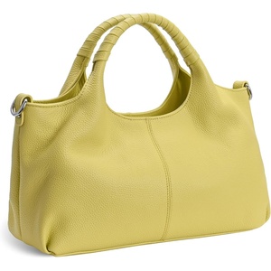 image:imageIswee Leather Satchel Women Purse and Handbag Crossbody Shoulder Bag HoboYellow