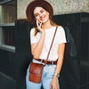 image:imageIswee Rfid Blocking Small Crossbody Bag for Women Travel Classic StyleBlack